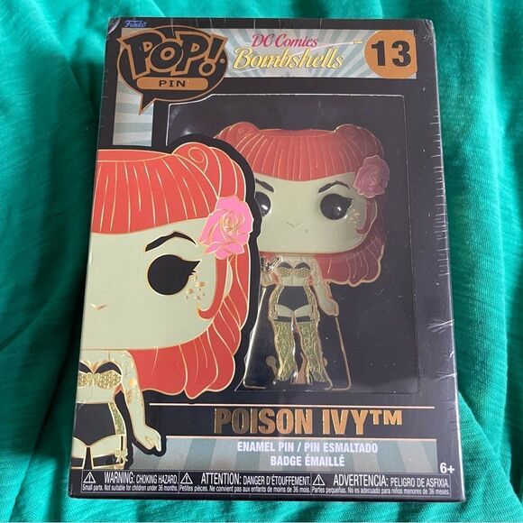 ✨ NIB Funko POP! Pin DC Bombshells Poison Ivy - collectible - Picture 1 of 7
